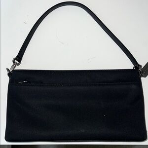 Coach black handbag/wristlet